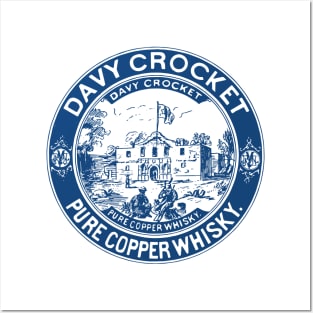 Davy Crocket Whisky Posters and Art